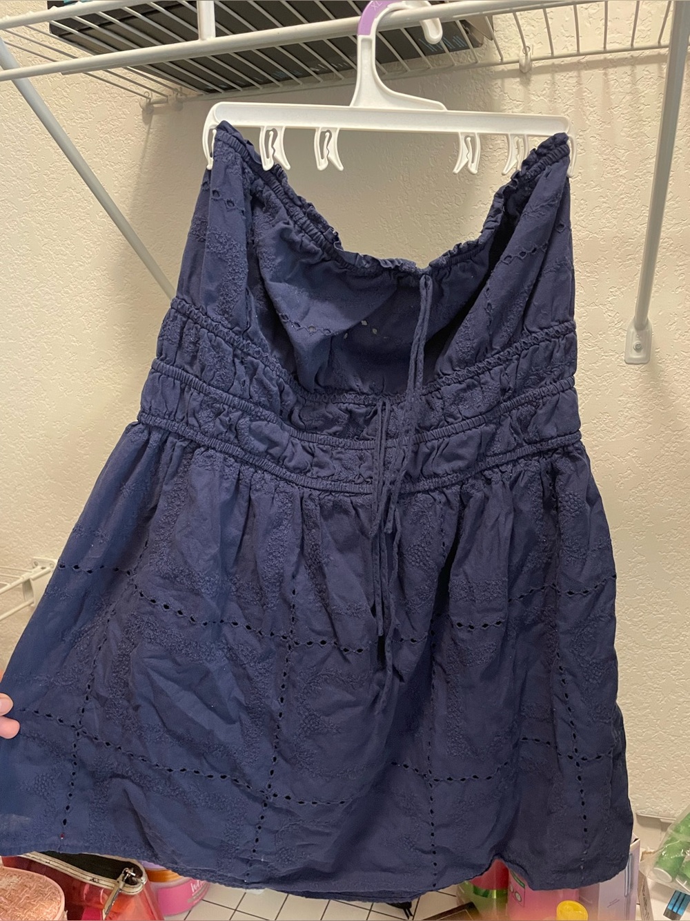 Women’s Navy Babydoll Dress